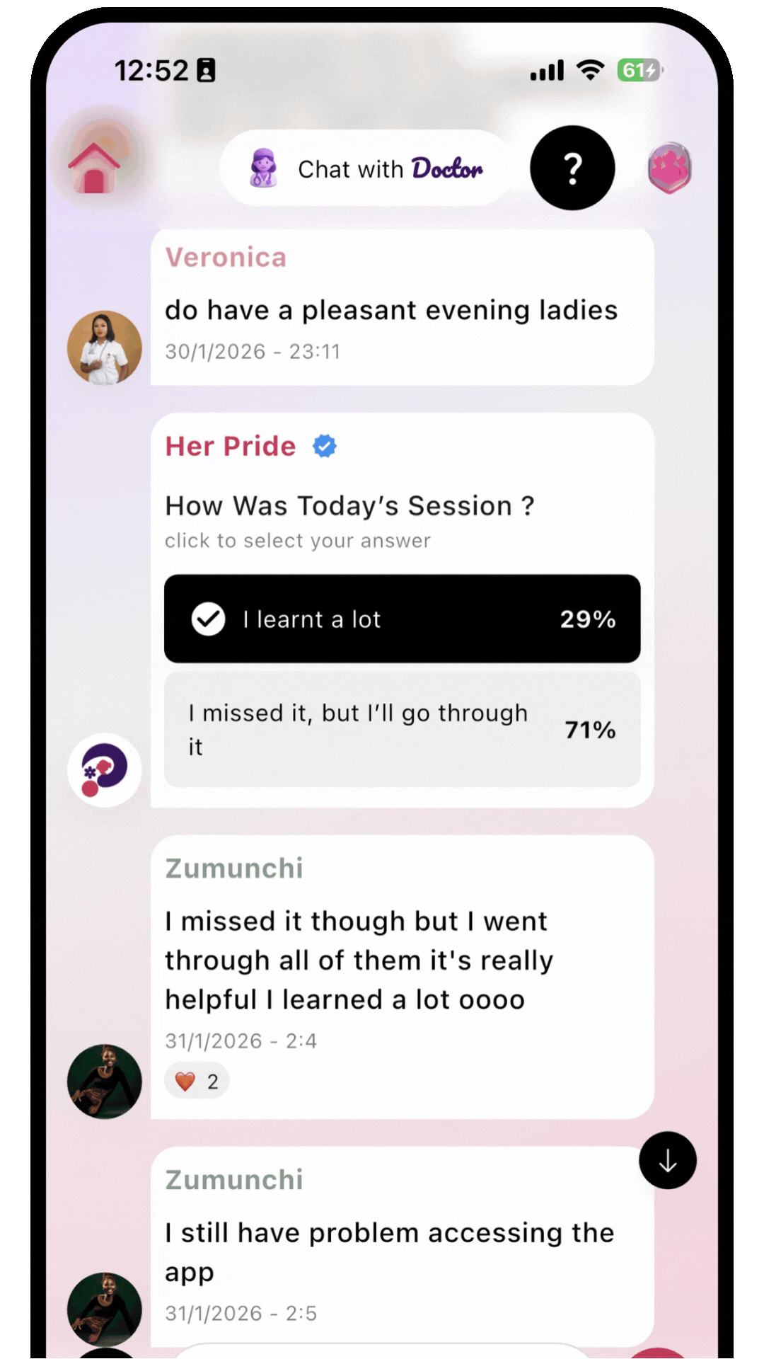 Herpride app